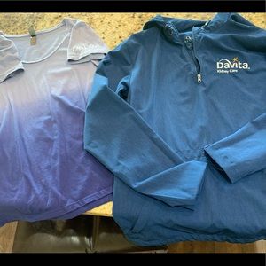 Davita Shirt and quarter zip pullover small